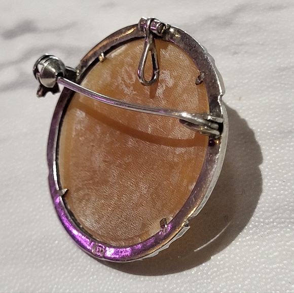 Real Shell Cameo Pin/Pendant - Picture 3 of 11